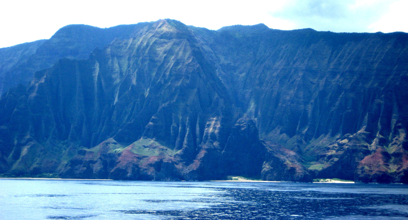 A view from offshore of the Na Pali coast, along the northwest shore of Kauai (Image credit: LCDR Eric Johnson) A view from offshore of the Na Pali coast, along the northwest shore of Kauai