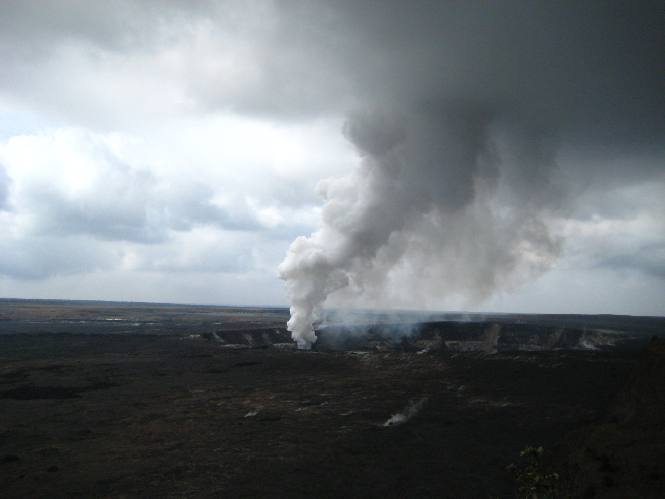 Halemaumau Crater within Kilauea Caldera at Hawaii Volcanoes National Park (Image credit: LCDR Eric Johnson) Halemaumau Crater within Kilauea Caldera at Hawaii Volcanoes National Park