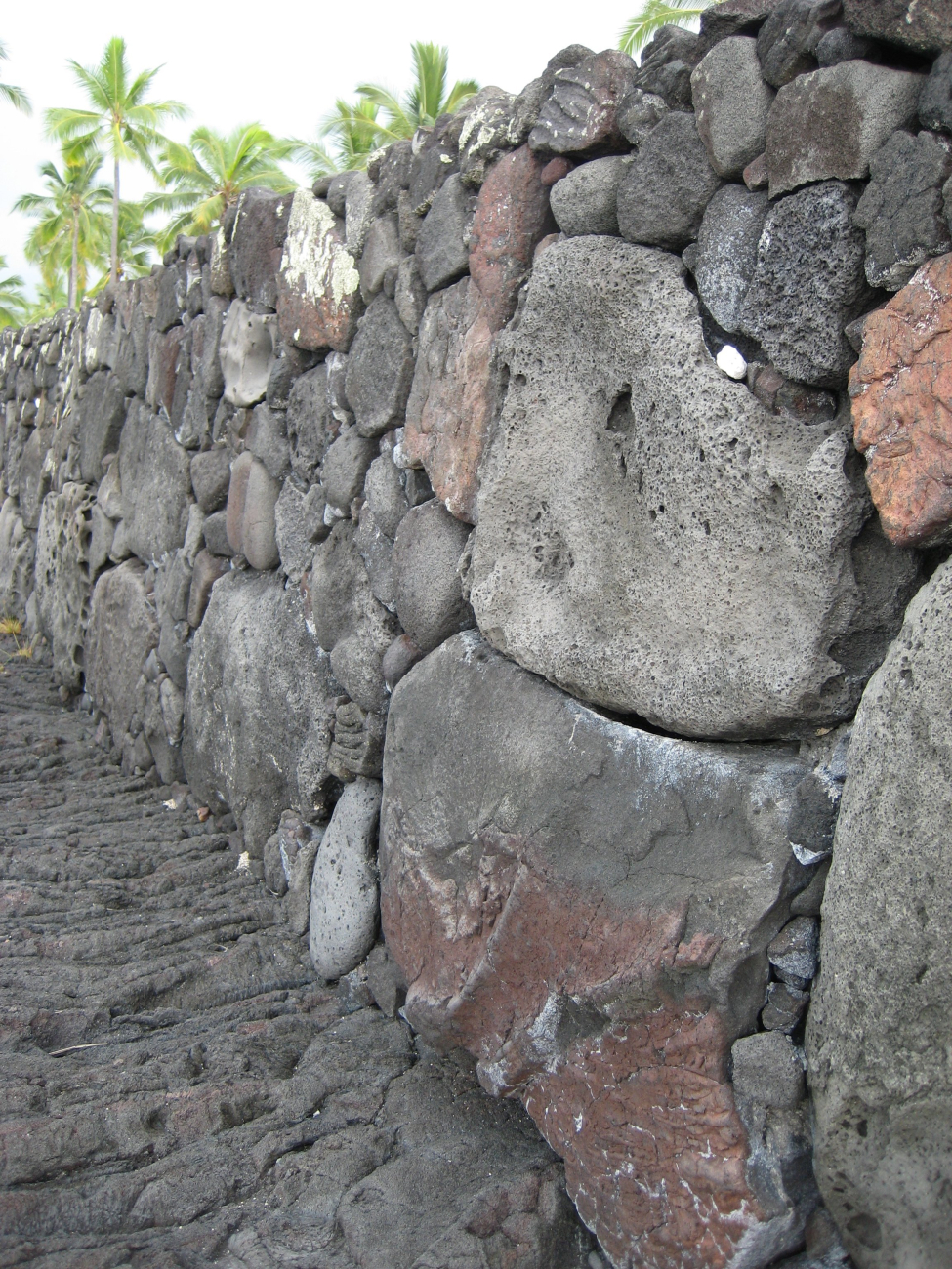 A wall at the City of Refuge (Image credit: LCDR Eric Johnson) A wall at the City of Refuge