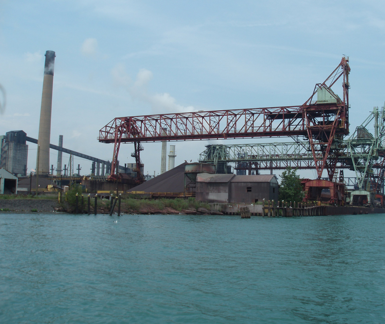 Industry along the Detroit River (Image credit: NOAA/OAR/Great Lakes Environmental Research Laboratory) Industry along the Detroit River