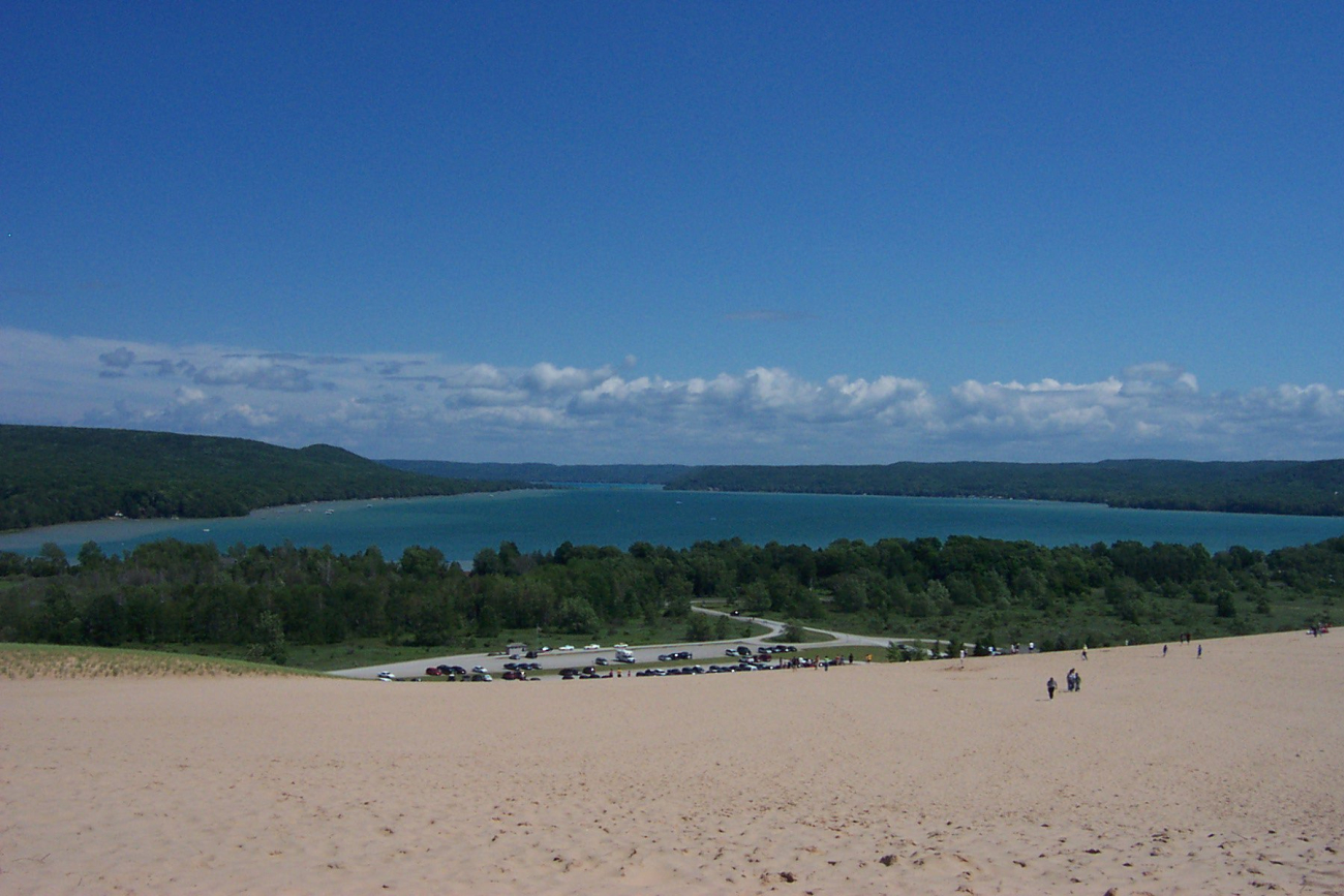 Sleeping bear dune climb (Image credit: NOAA/OAR/Great Lakes Environmental Research Laboratory; National Park Service) Sleeping bear dune climb