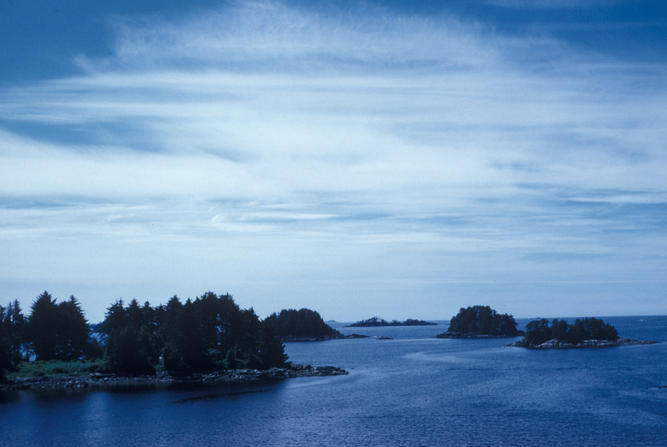 Islands outside of Sitka Harbor (Image credit: Family of Captain Miller Tonkel | Captain Miller Tonkel) Islands outside of Sitka Harbor