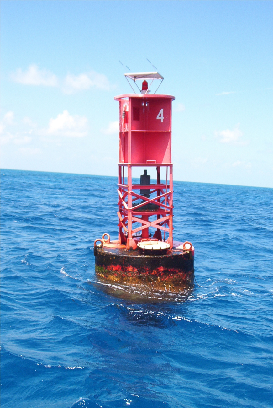 Buoy Number 4 somewhere on the Florida west coast (Image credit: Florida Fish and Wildlife Conservation Commission | Officer Scott LaRosa Florida FWC) Buoy Number 4 somewhere on the Florida west coast