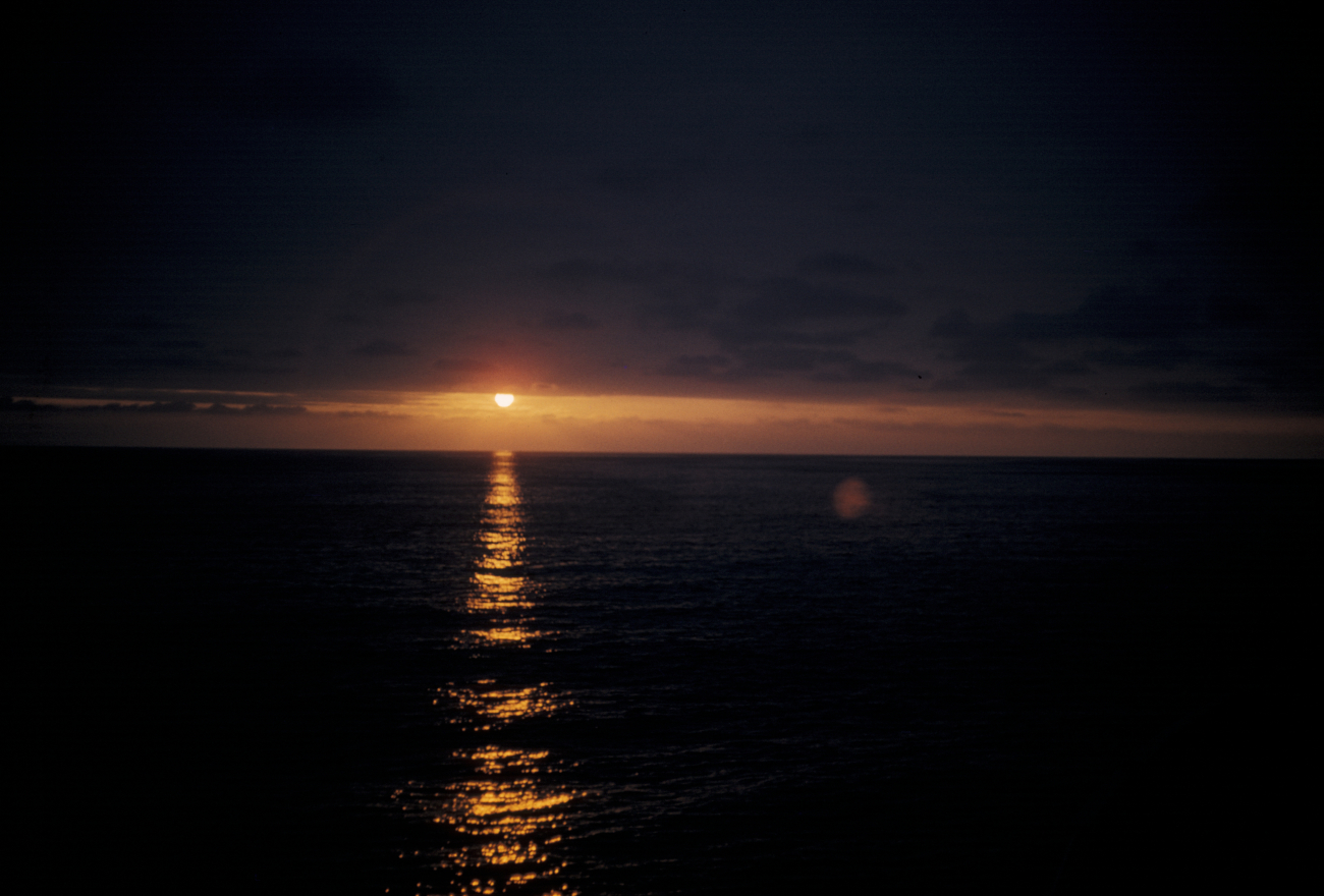 Sunset over the Gulf of Alaska on a rare calm day (Image credit: Clinton Wehmeyer) Sunset over the Gulf of Alaska on a rare calm day