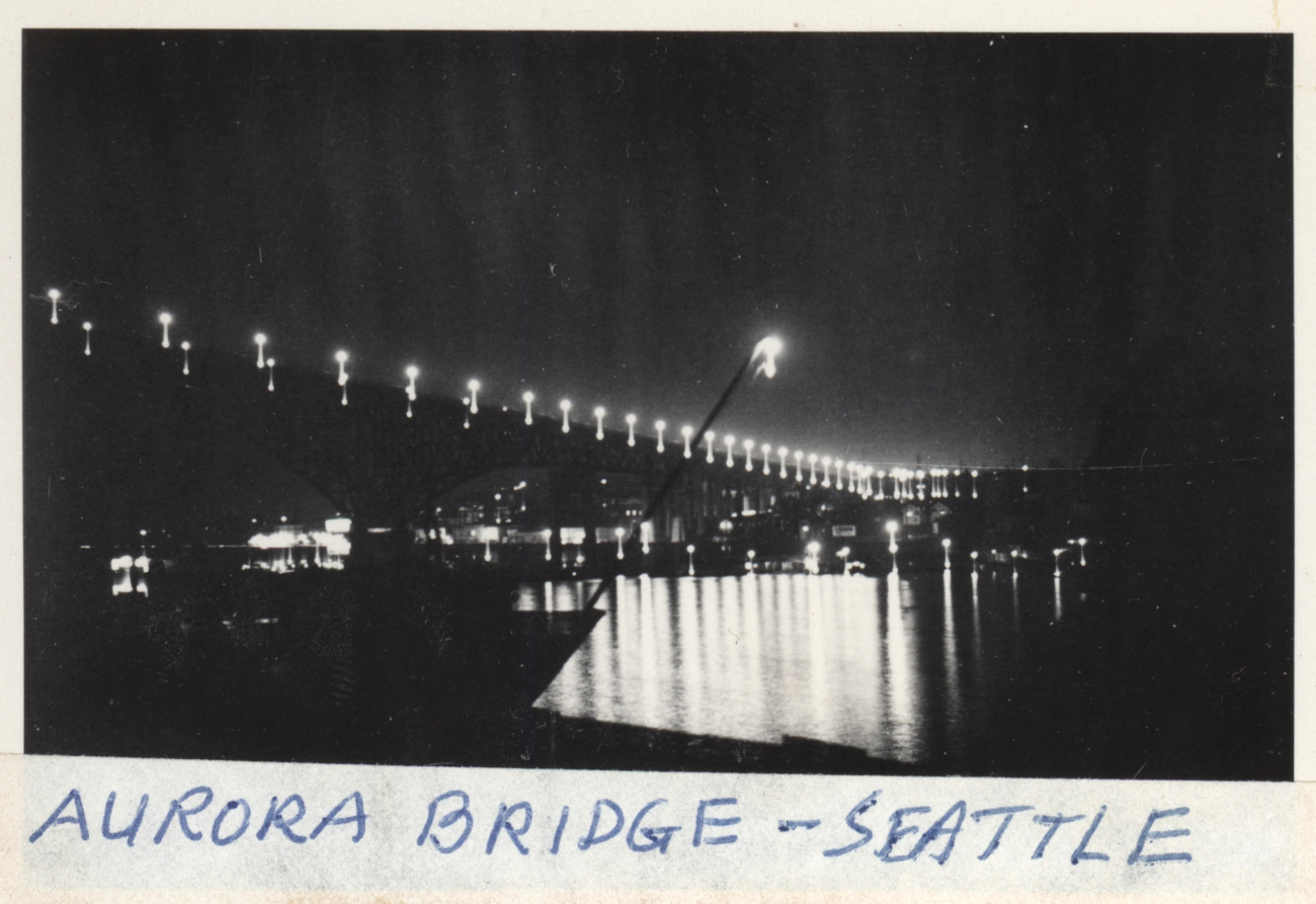 The Aurora Bridge (also known as the George Washington Memorial Bridge) atnight (Image credit: Woodrow Wilson Gholston) The Aurora Bridge (also known as the George Washington Memorial Bridge) atnight