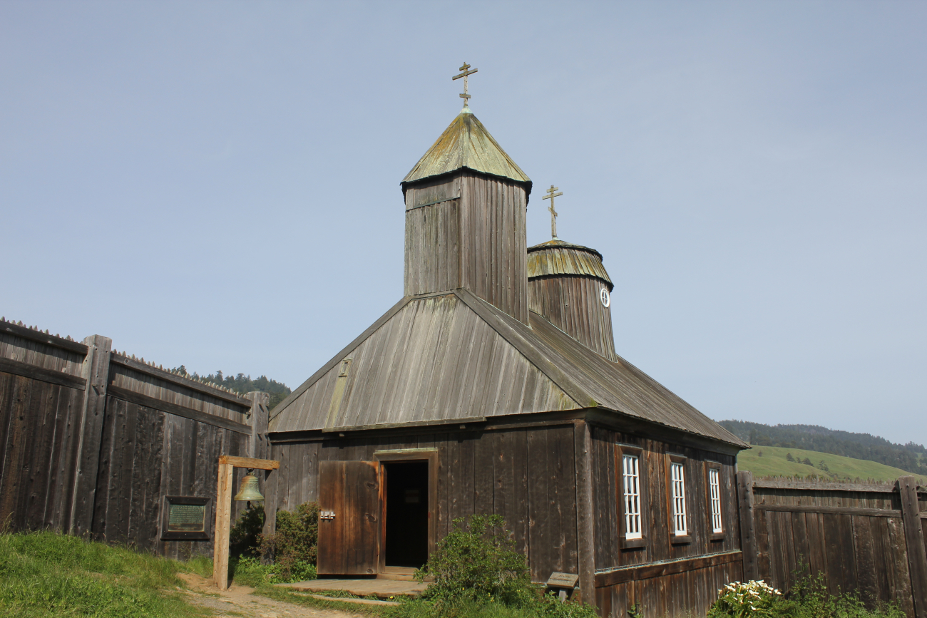 The chapel at Fort Ross (Image credit: Dr. John Cloud) The chapel at Fort Ross