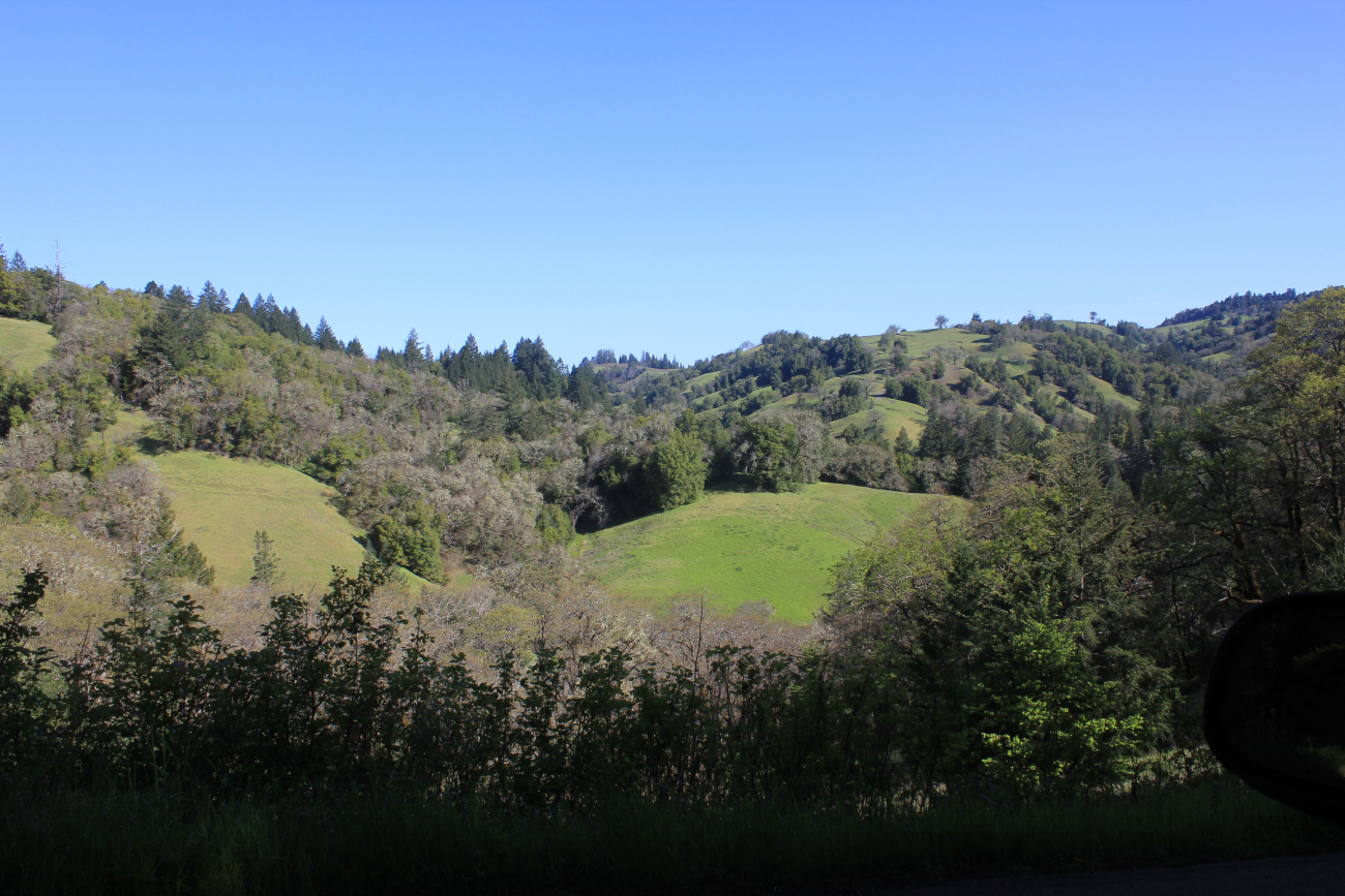 A view into the green hills of the Coast Ranges of northern California in thespring (Image credit: Dr. John Cloud) A view into the green hills of the Coast Ranges of northern California in thespring