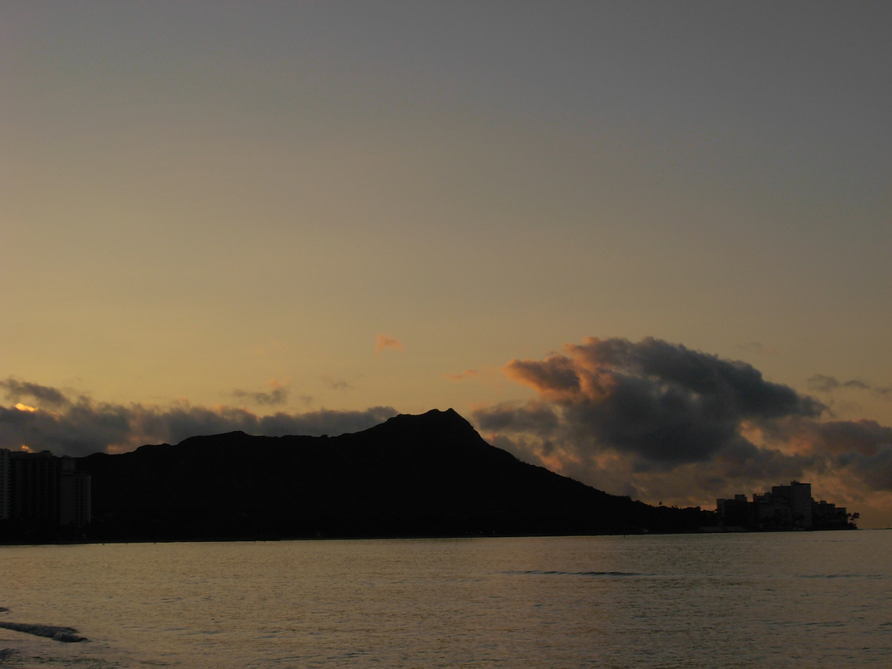 Diamondhead at dawn (Image credit: Lieutenant Commander Matthew Wingate) Diamondhead at dawn