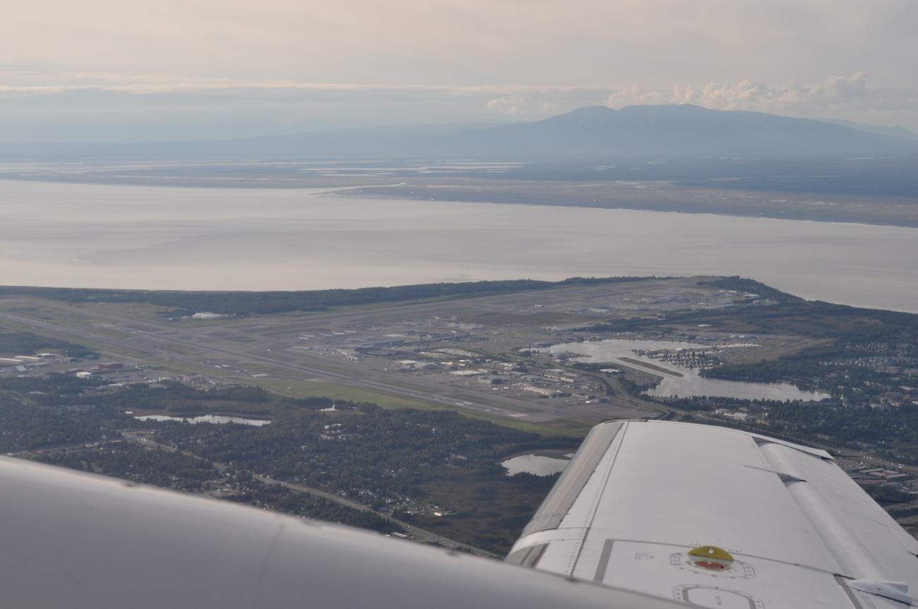 Departing Anchorage Airport on small plane for Dutch Harbor in the AleutianIslands (Image credit: Mr. Tom Ward NOAA Teacher at Sea Program) Departing Anchorage Airport on small plane for Dutch Harbor in the AleutianIslands