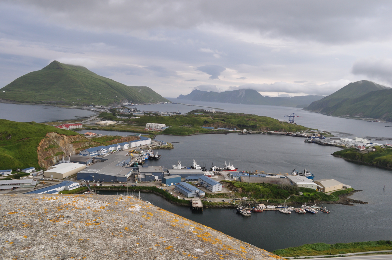 A view of Dutch Harbor (Image credit: Mr. Tom Ward NOAA Teacher at Sea Program) A view of Dutch Harbor