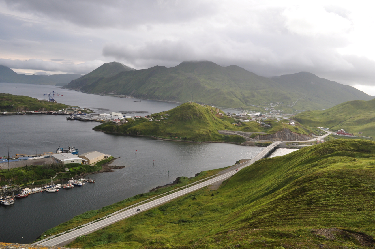 A view of Dutch Harbor (Image credit: Mr. Tom Ward NOAA Teacher at Sea Program) A view of Dutch Harbor