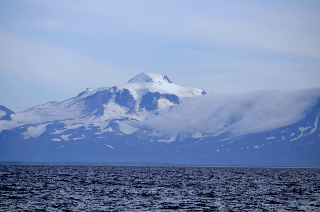 Roundtop seen from the Bering Sea (Image credit: Mr. Tom Ward NOAA Teacher at Sea Program) Roundtop seen from the Bering Sea