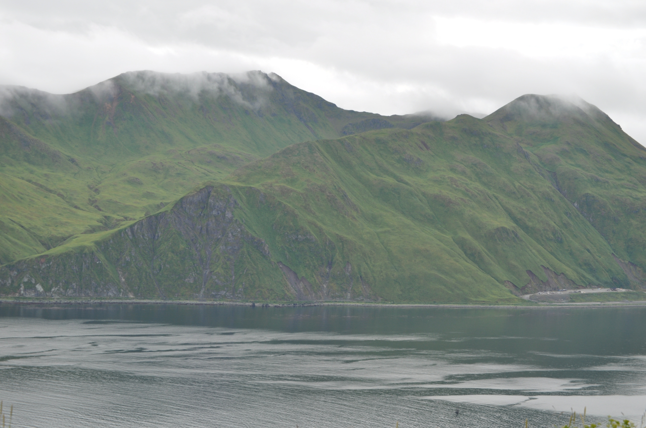Rugged shoreline in the Dutch Harbor area