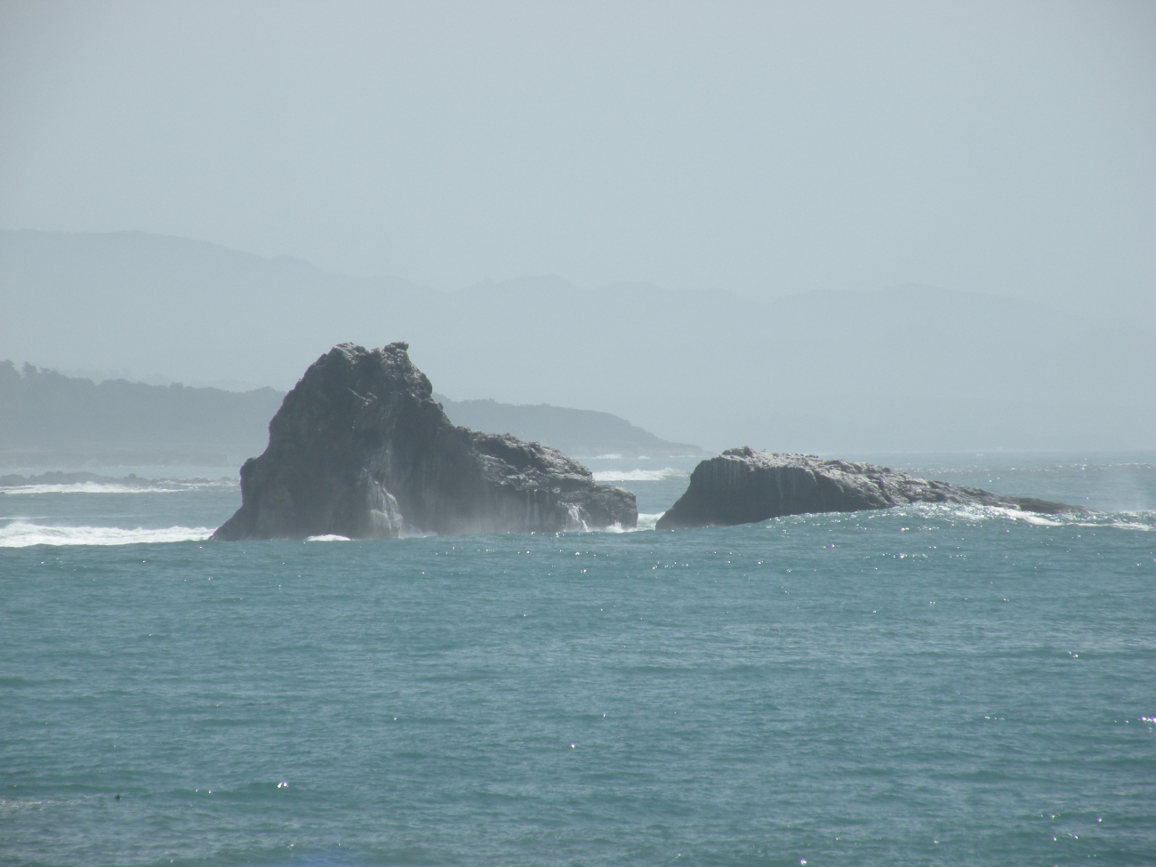 A telescopic view of the rocks to the southeast of Point Piedras Blancas (Image credit: NOAA NMFS/SWFSC/PRD | Nicole Beaulieu NMFS/SWFSC/PRD) A telescopic view of the rocks to the southeast of Point Piedras Blancas
