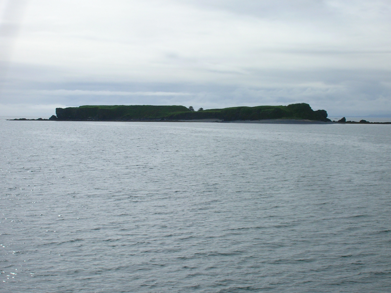 A flat-topped island seen departing Kodiak (Image credit: NOAA Teacher at Sea Program | Jason Moeller Knoxville Zoological Gardens TN) A flat-topped island seen departing Kodiak