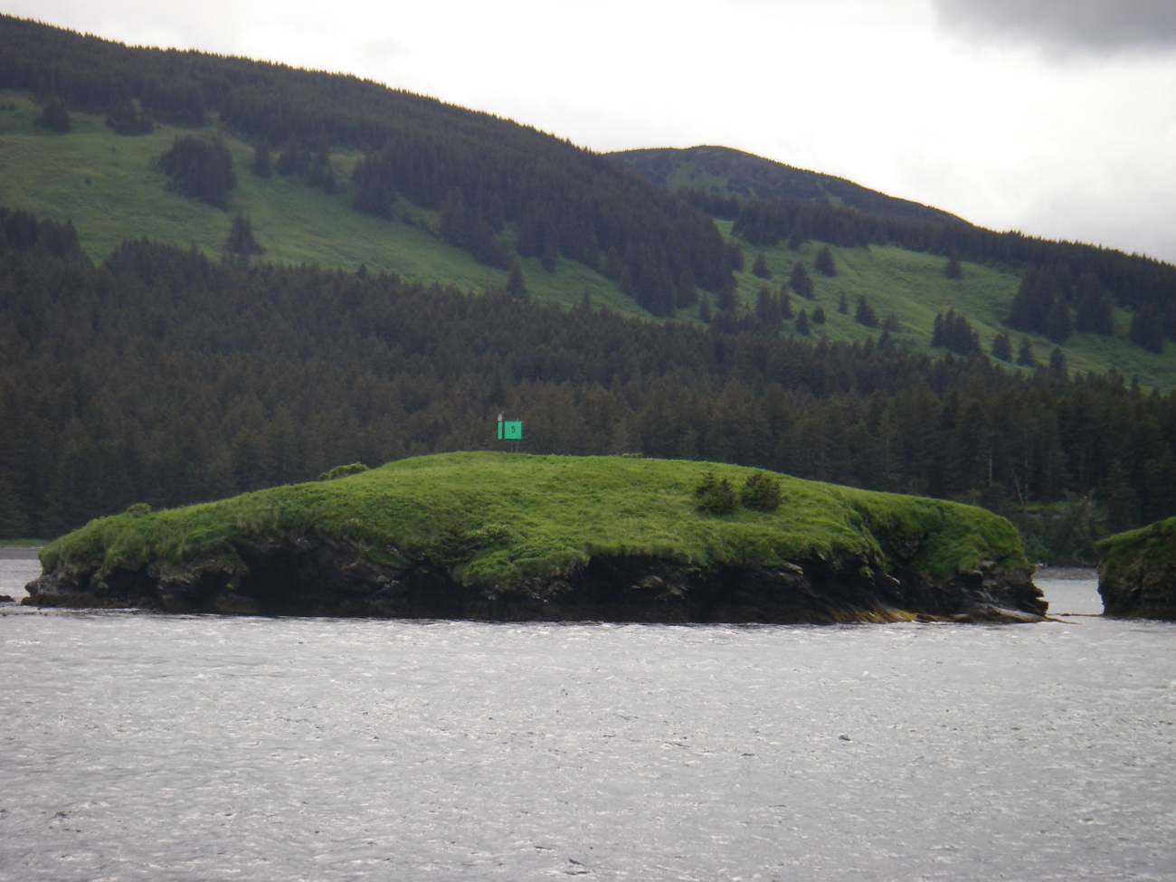 A navigation aid in Whale Pass (Image credit: NOAA Teacher at Sea Program | Jason Moeller Knoxville Zoological Gardens TN) A navigation aid in Whale Pass