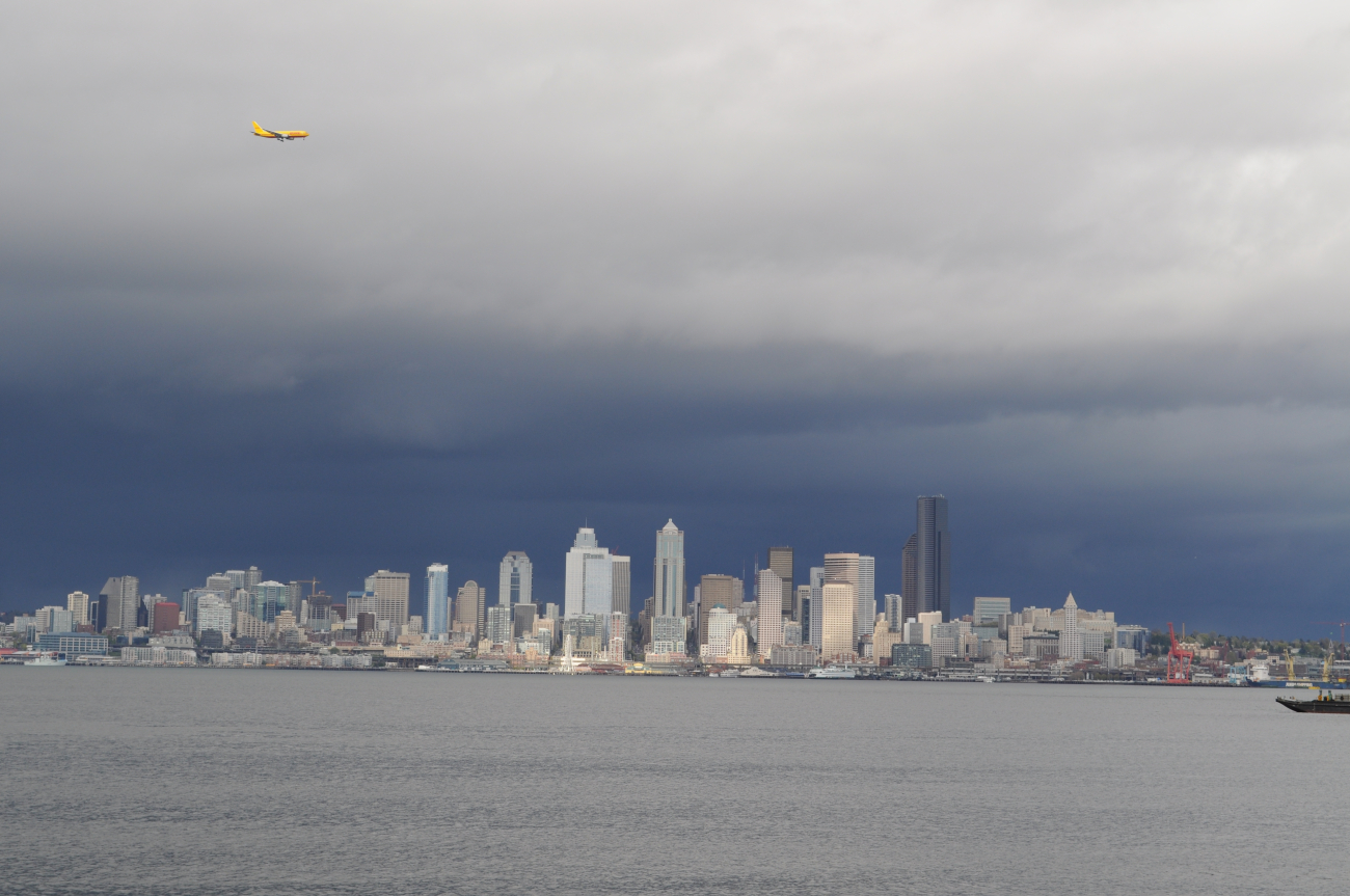 The Seattle Skyline south of the Space Needle (Image credit: LCDR Gary Barone) The Seattle Skyline south of the Space Needle