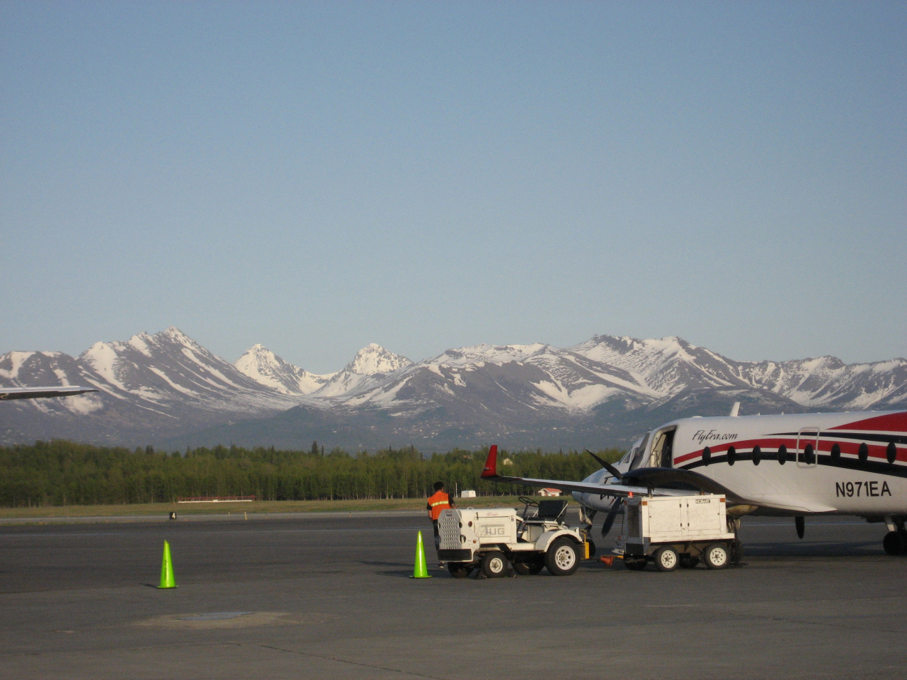 The Anchorage airport (Image credit: Chief Mate Michael Theberge) The Anchorage airport