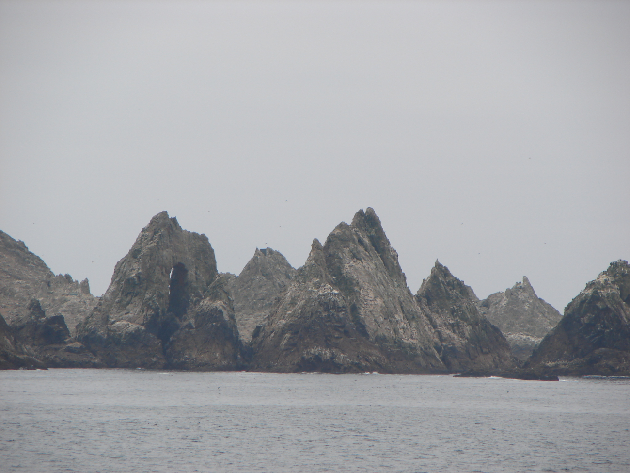 The rock formations known as the Devil's Teeth at the Farallon Islands (Image credit: Crew and Officers of NOAA Ship MILLER FREEMAN) The rock formations known as the Devil's Teeth at the Farallon Islands