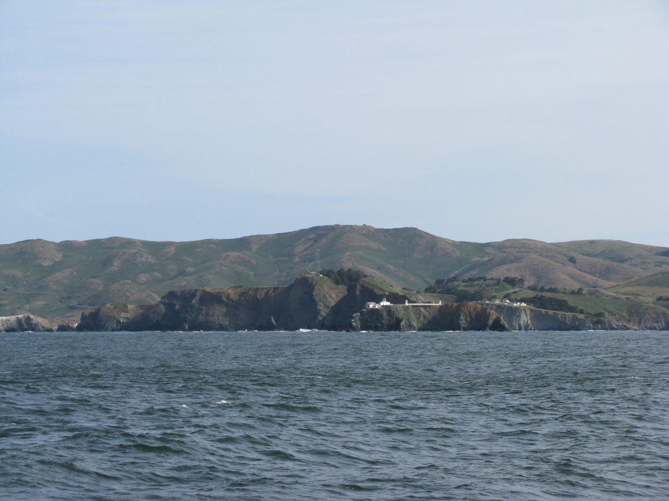 Point Bonita Lighthouse at the north entrance to San Francisco Bay (Image credit: Crew and Officers of NOAA Ship MILLER FREEMAN) Point Bonita Lighthouse at the north entrance to San Francisco Bay