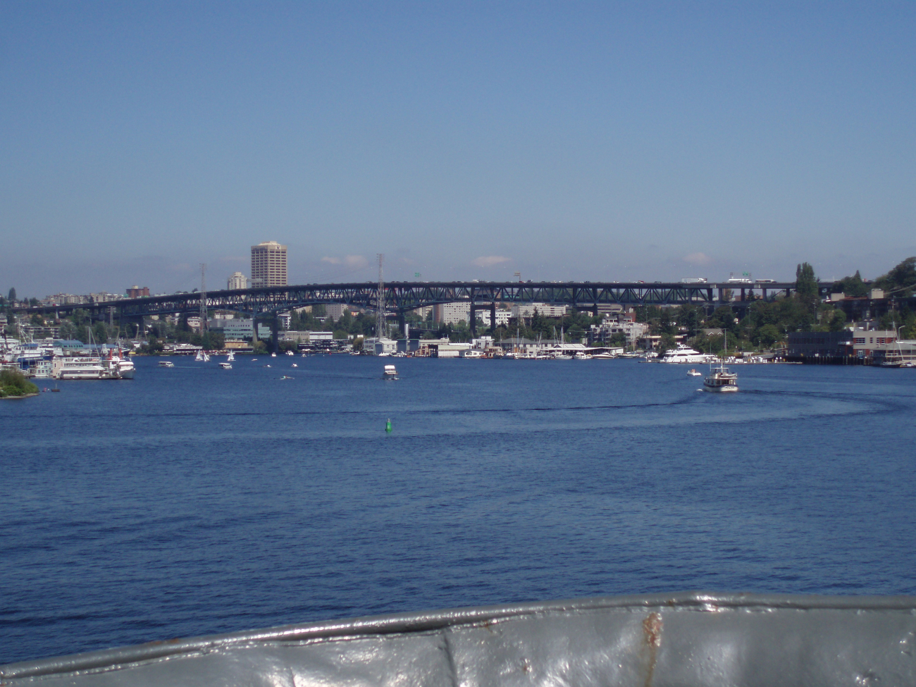 Approaching the George Washington Memorial Bridge from Lake Union (Image credit: Crew and Officers of NOAA Ship MILLER FREEMAN) Approaching the George Washington Memorial Bridge from Lake Union