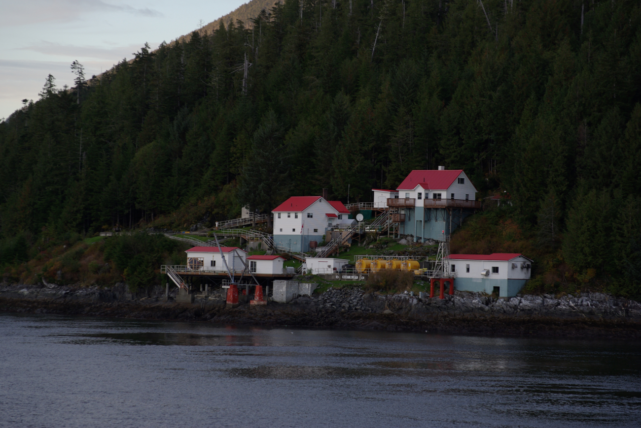 The Boat Bluff Light in British Columbia (Image credit: Crew and Officers of NOAA Ship MILLER FREEMAN) The Boat Bluff Light in British Columbia