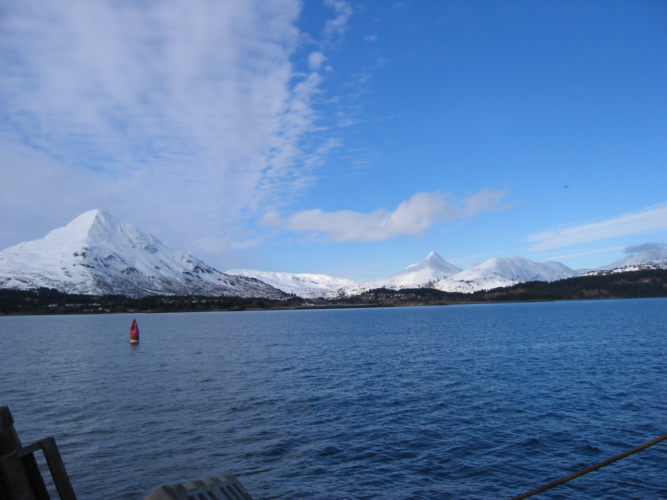 Pyramid Peak seen from offshore (Image credit: Crew and Officers of NOAA Ship MILLER FREEMAN) Pyramid Peak seen from offshore