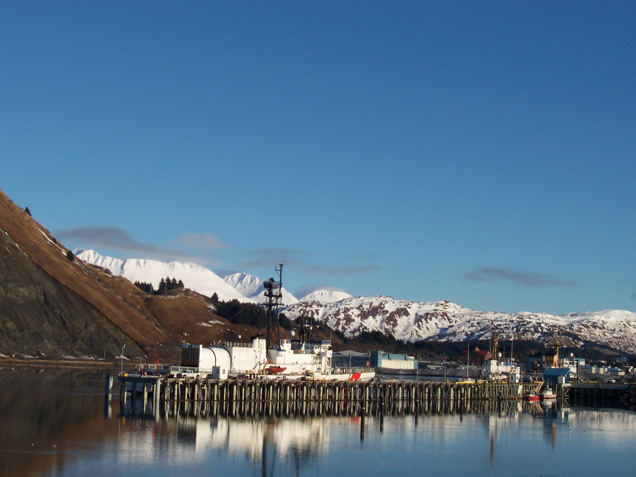 Coast Guard Base Kodiak (Image credit: Crew and Officers of NOAA Ship MILLER FREEMAN) Coast Guard Base Kodiak
