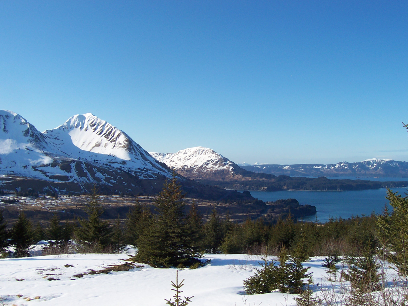 Bays, mountains, and evergreens of Kodiak Island (Image credit: Crew and Officers of NOAA Ship MILLER FREEMAN) Bays, mountains, and evergreens of Kodiak Island