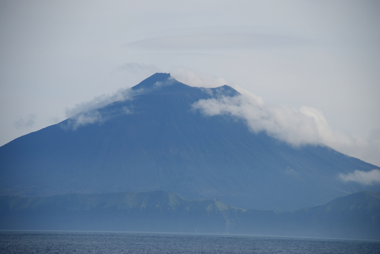 A volcanic cone in the Aleutian Islands (Image credit: Crew and Officers of NOAA Ship MILLER FREEMAN) A volcanic cone in the Aleutian Islands