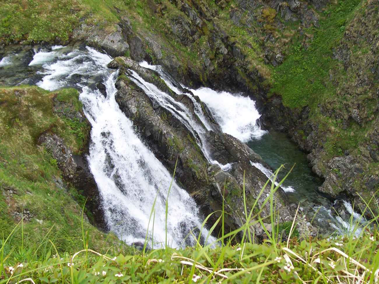 Exploring a Dutch Harbor or Kodiak Island mountain stream (Image credit: Crew and Officers of NOAA Ship MILLER FREEMAN) Exploring a Dutch Harbor or Kodiak Island mountain stream