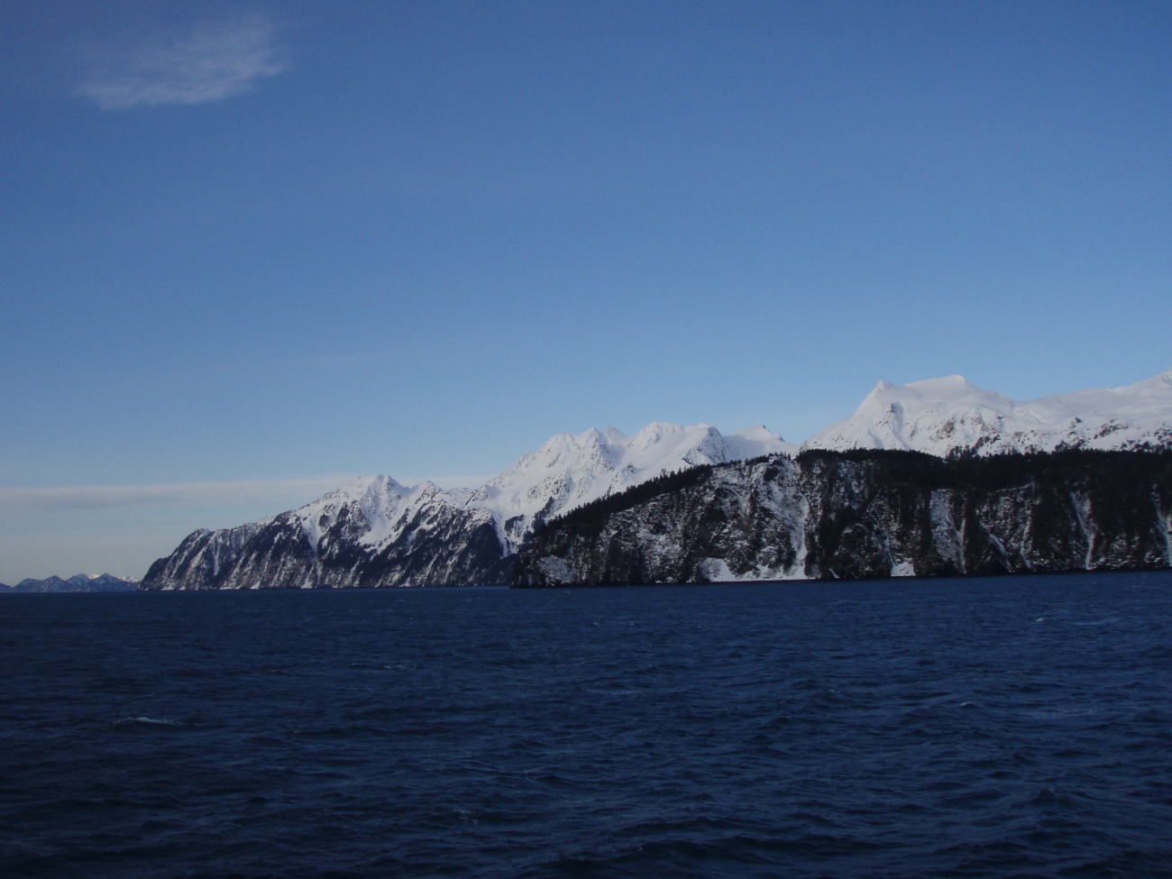 Rugged Kodiak Island coastline on a clear winter day (Image credit: Crew and Officers of NOAA Ship MILLER FREEMAN) Rugged Kodiak Island coastline on a clear winter day