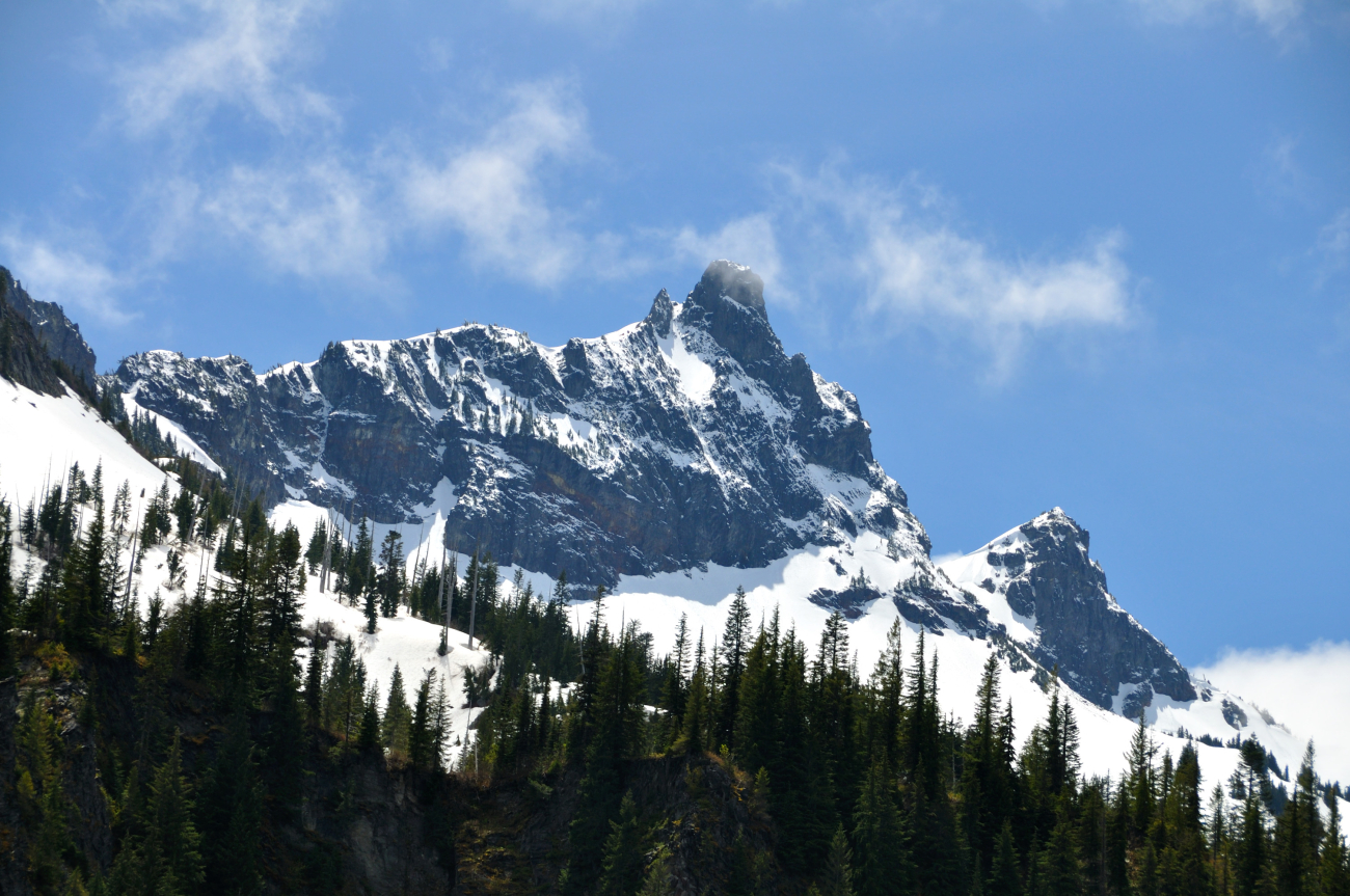 Mountain peaks in the Olympic Range (Image credit: Crew and Officers of NOAA Ship FAIRWEATHER | CST Tami Beduhn) Mountain peaks in the Olympic Range