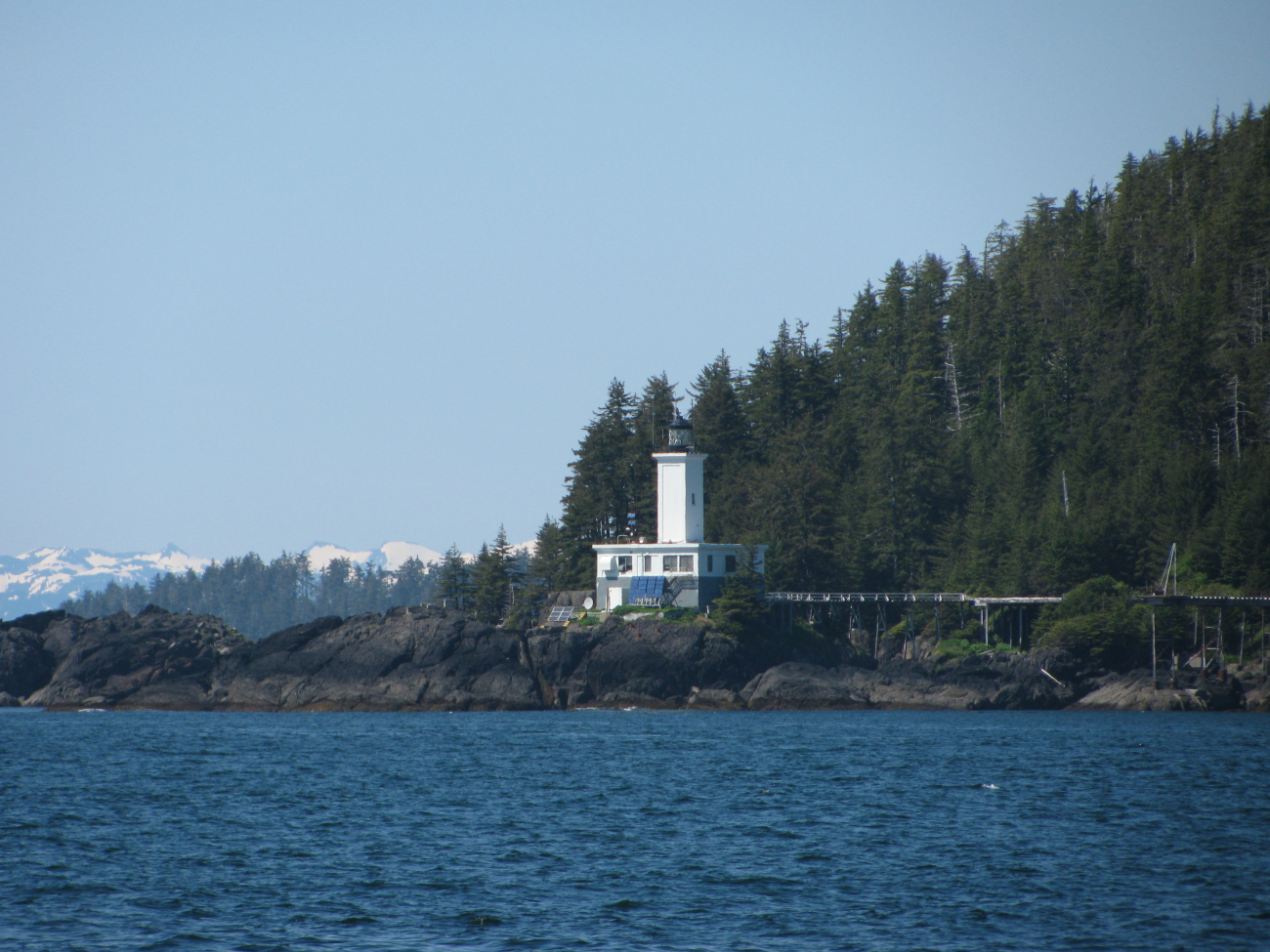 Cape Decision Lighthouse seen from offshore (Image credit: Crew and Officers of NOAA Ship FAIRWEATHER) Cape Decision Lighthouse seen from offshore