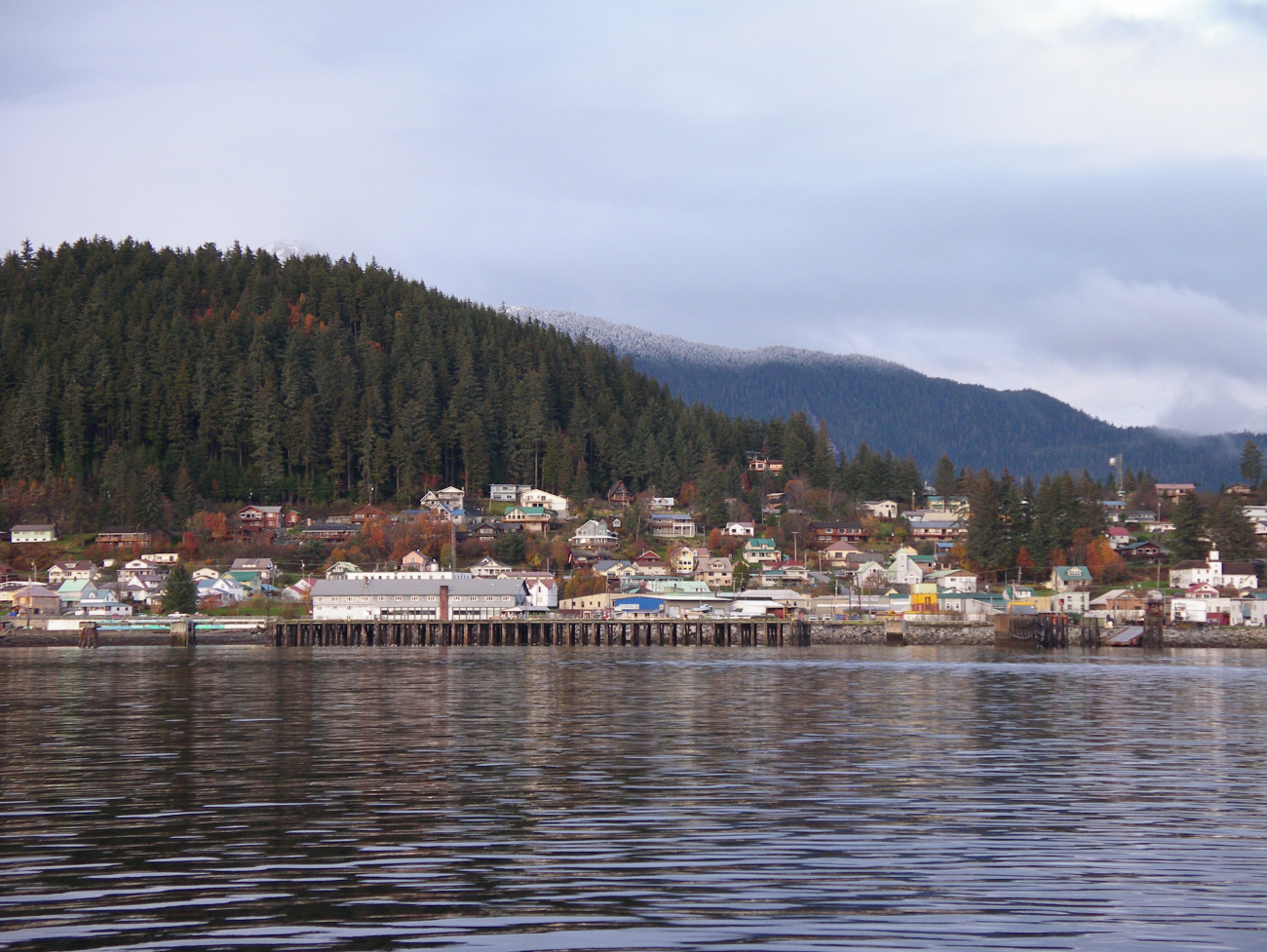 Wrangell - a picturesque Alaska town (Image credit: Crew and Officers of NOAA Ship FAIRWEATHER) Wrangell - a picturesque Alaska town
