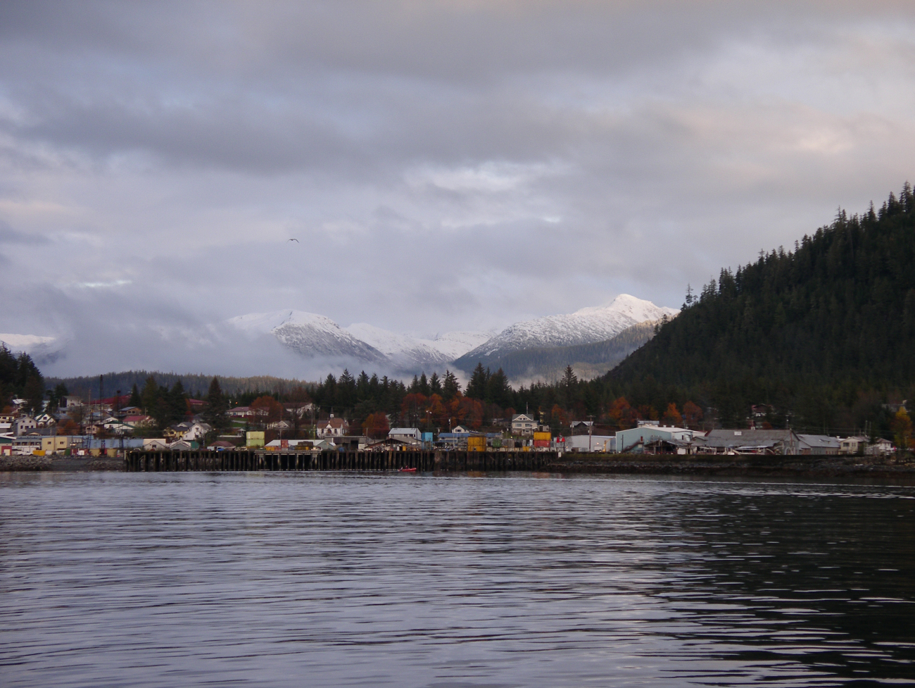 Wrangell - a picturesque Alaska town (Image credit: Crew and Officers of NOAA Ship FAIRWEATHER) Wrangell - a picturesque Alaska town