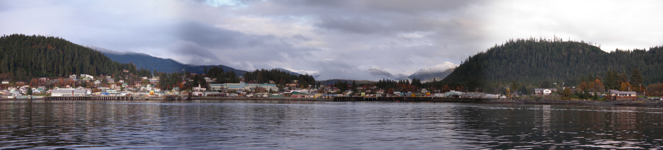 Wrangell - a picturesque Alaska town (Image credit: Crew and Officers of NOAA Ship FAIRWEATHER) Wrangell - a picturesque Alaska town