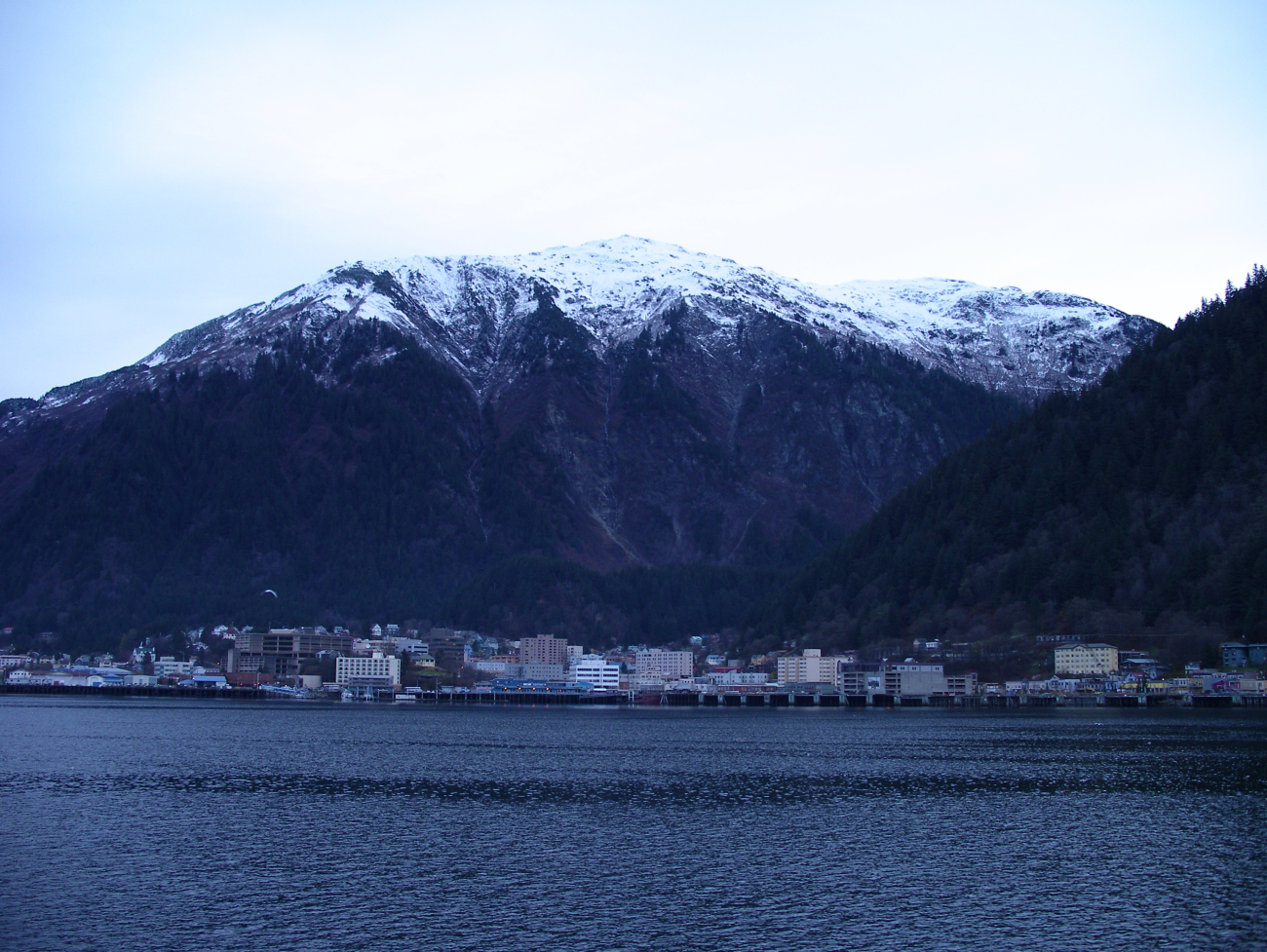 Juneau seen from Gastineau Channel (Image credit: Crew and Officers of NOAA Ship FAIRWEATHER) Juneau seen from Gastineau Channel