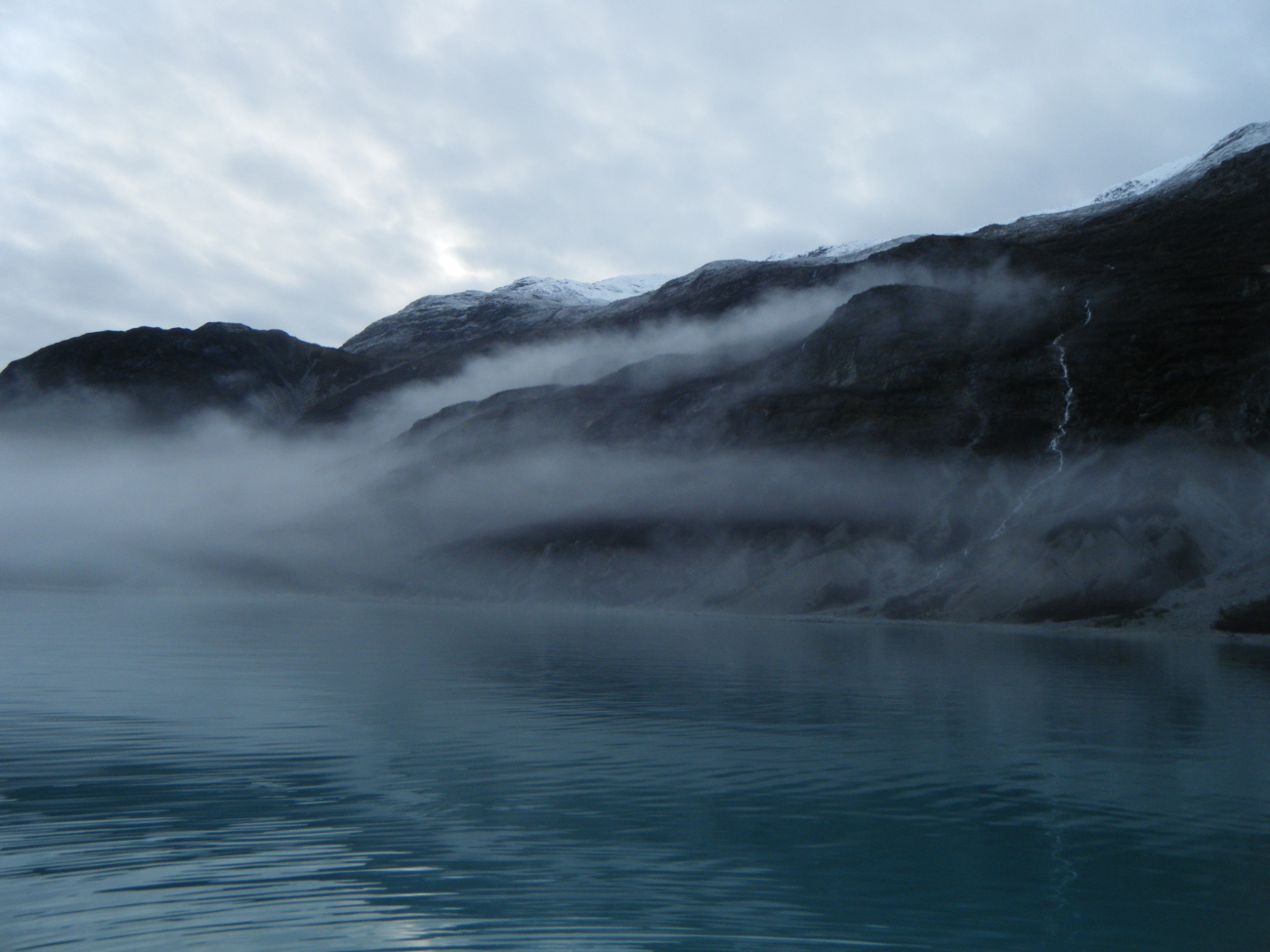 A misty fjord in Glacier Bay (Image credit: Crew and Officers of NOAA Ship FAIRWEATHER) A misty fjord in Glacier Bay
