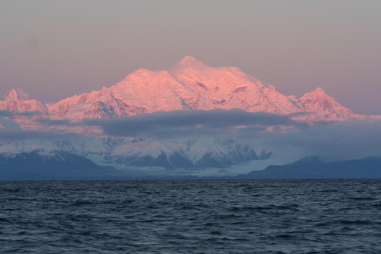 Mount Fairweather seen from the Gulf of Alaska (Image credit: Crew and Officers of NOAA Ship FAIRWEATHER) Mount Fairweather seen from the Gulf of Alaska