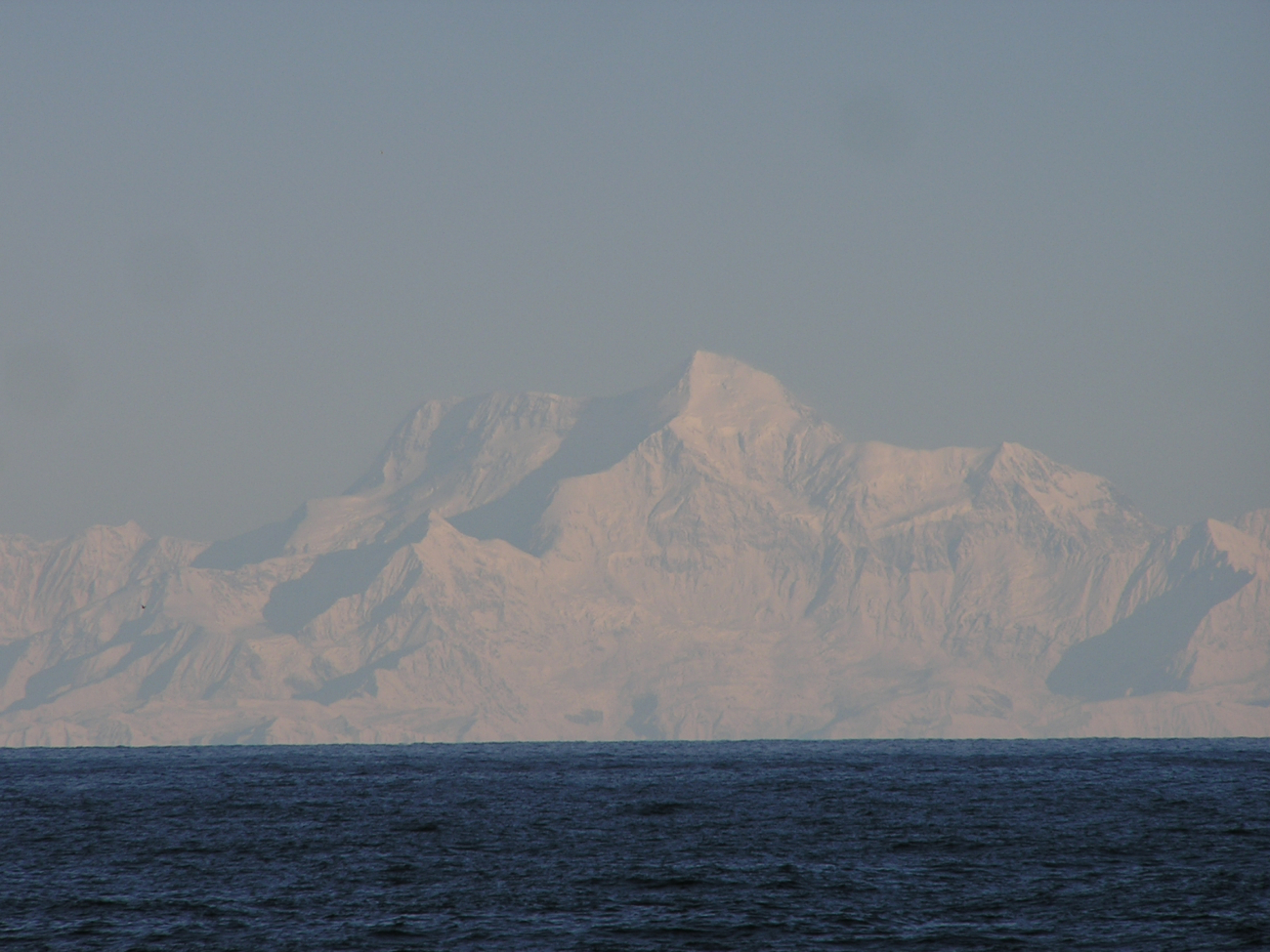 Mount Fairweather seen from the Gulf of Alaska (Image credit: Crew and Officers of NOAA Ship FAIRWEATHER) Mount Fairweather seen from the Gulf of Alaska