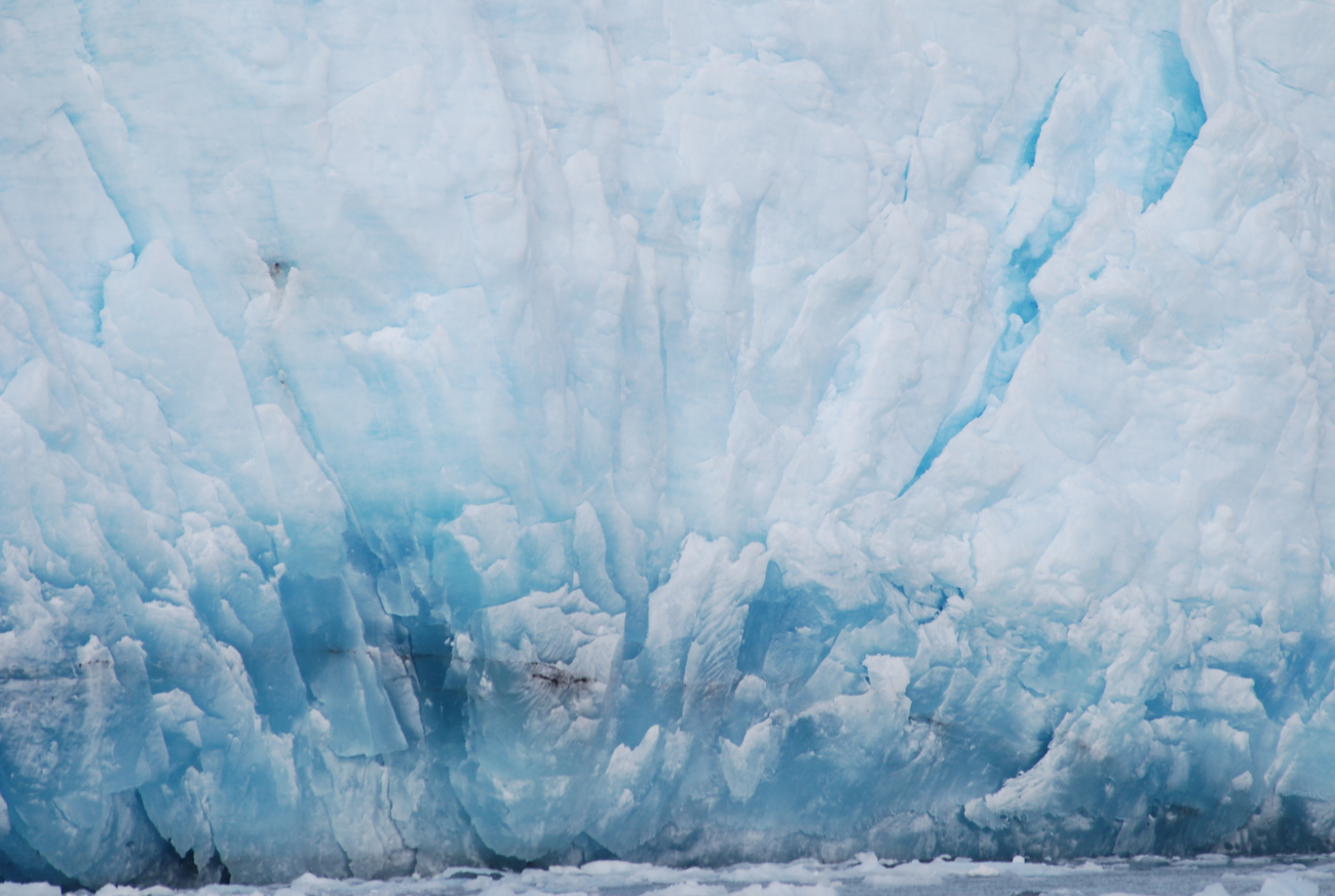 Aialik Glacier terminus prior to calving (Image credit: Crew and Officers of NOAA Ship FAIRWEATHER) Aialik Glacier terminus prior to calving