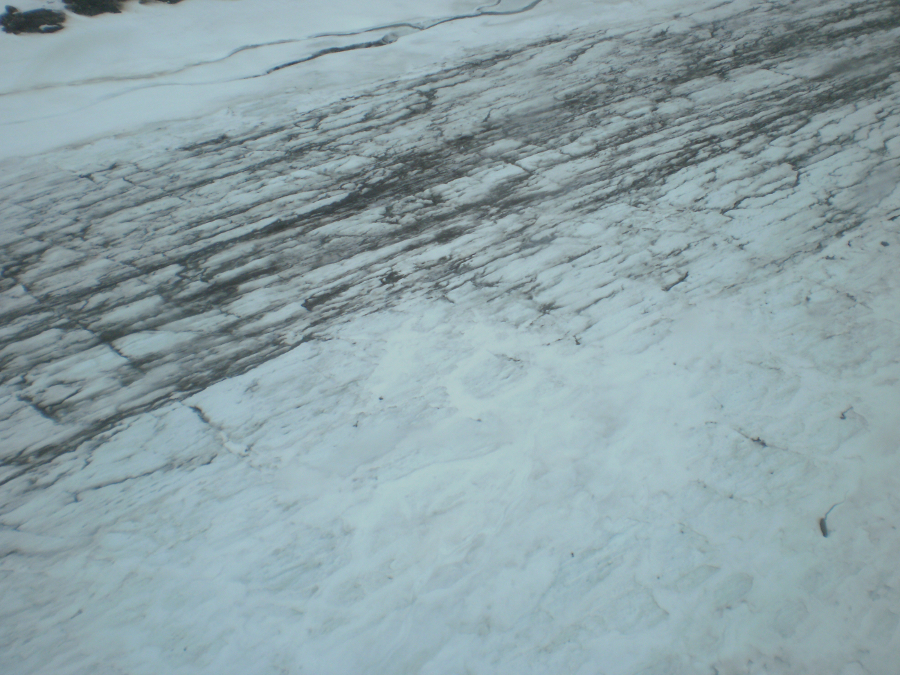 Surface of Hallo Glacier (Image credit: Crew and Officers of NOAA Ship FAIRWEATHER) Surface of Hallo Glacier
