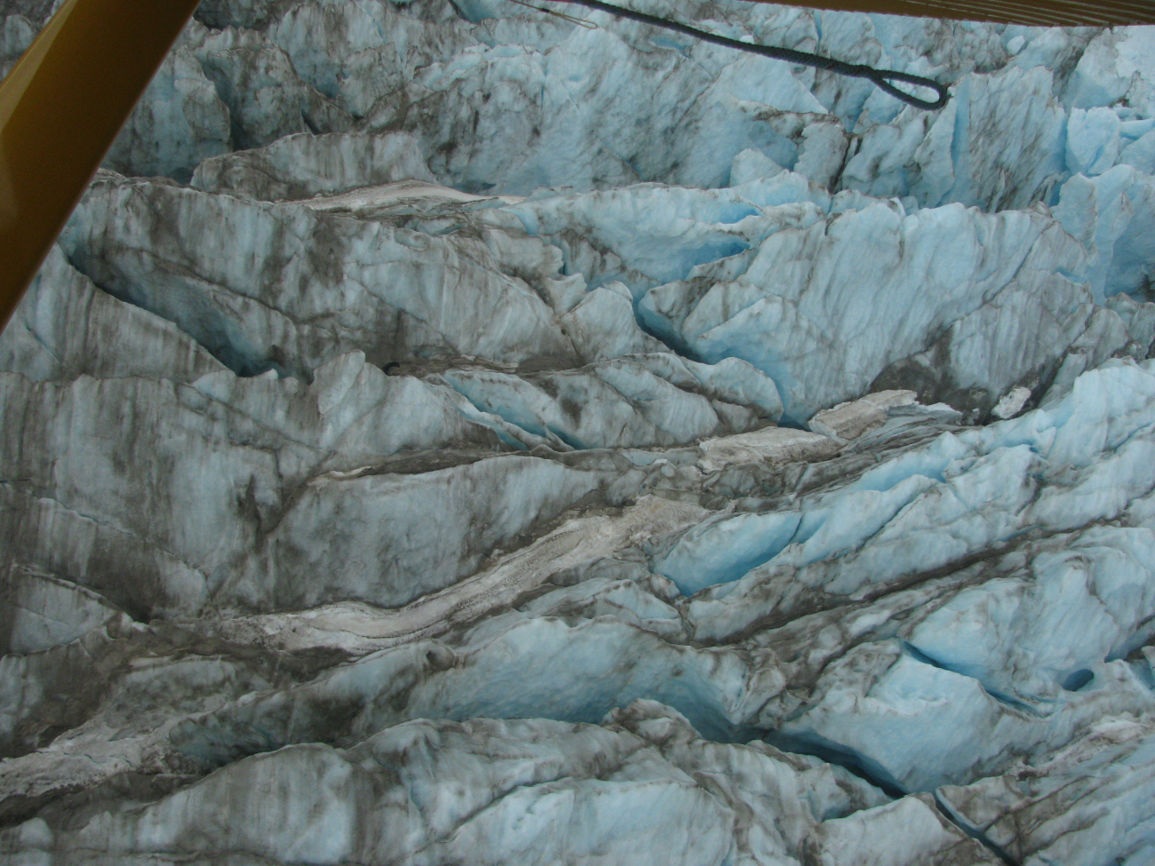 Broken crevassed surface of Hallo Glacier near its terminus (Image credit: Crew and Officers of NOAA Ship FAIRWEATHER) Broken crevassed surface of Hallo Glacier near its terminus
