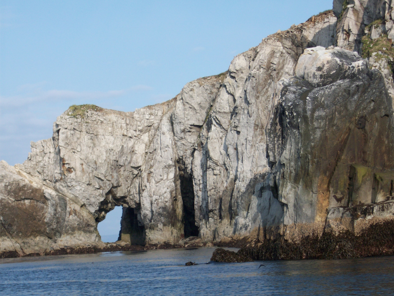 A natural bridge on the rocky shores of the Shumagin Islands (Image credit: Crew and Officers of NOAA Ship FAIRWEATHER) A natural bridge on the rocky shores of the Shumagin Islands