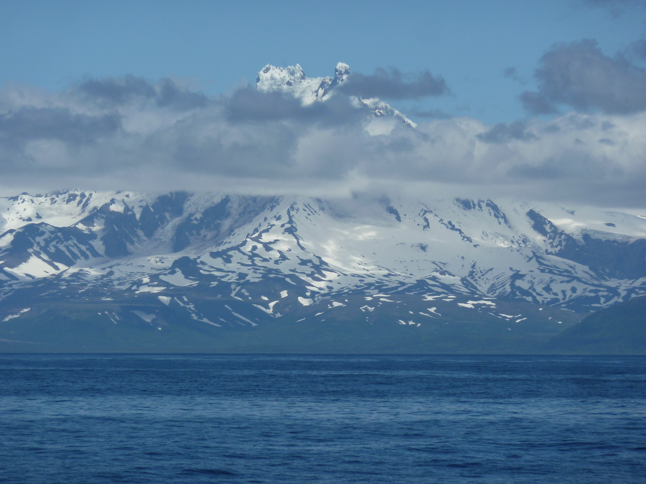 Isanotski Volcano, also known as Raggedy Jack (Image credit: Crew and Officers of NOAA Ship FAIRWEATHER) Isanotski Volcano, also known as Raggedy Jack