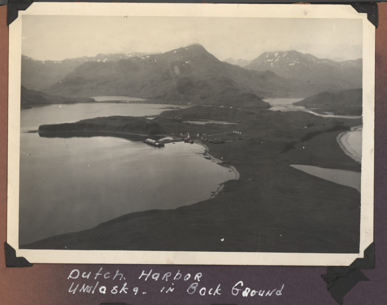 A view of Dutch Harbor (Image credit: Courtesy of the Family of Robert Gholston, C&GS; surveyor) A view of Dutch Harbor
