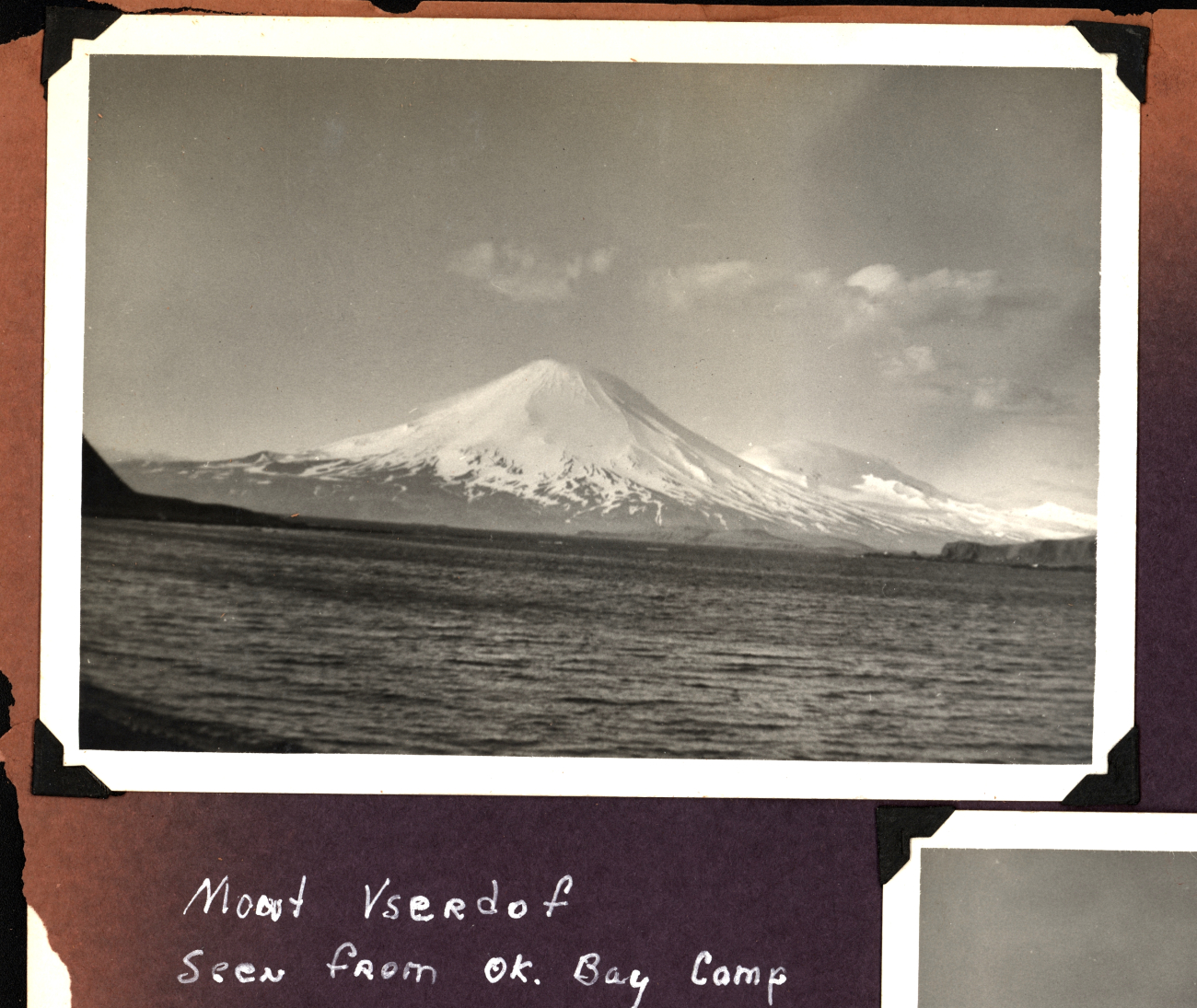 Mount Vsevidof (Image credit: Courtesy of the Family of Robert Gholston, C&GS; surveyor) Mount Vsevidof