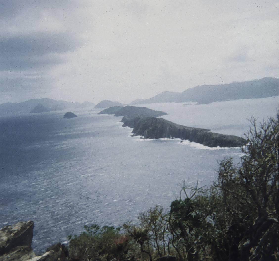 Islands in the stream - the cays on the north side of Pillsbury Sound (Image credit: Captain Albert E. Theberge, NOAA Corps (ret.)) Islands in the stream - the cays on the north side of Pillsbury Sound