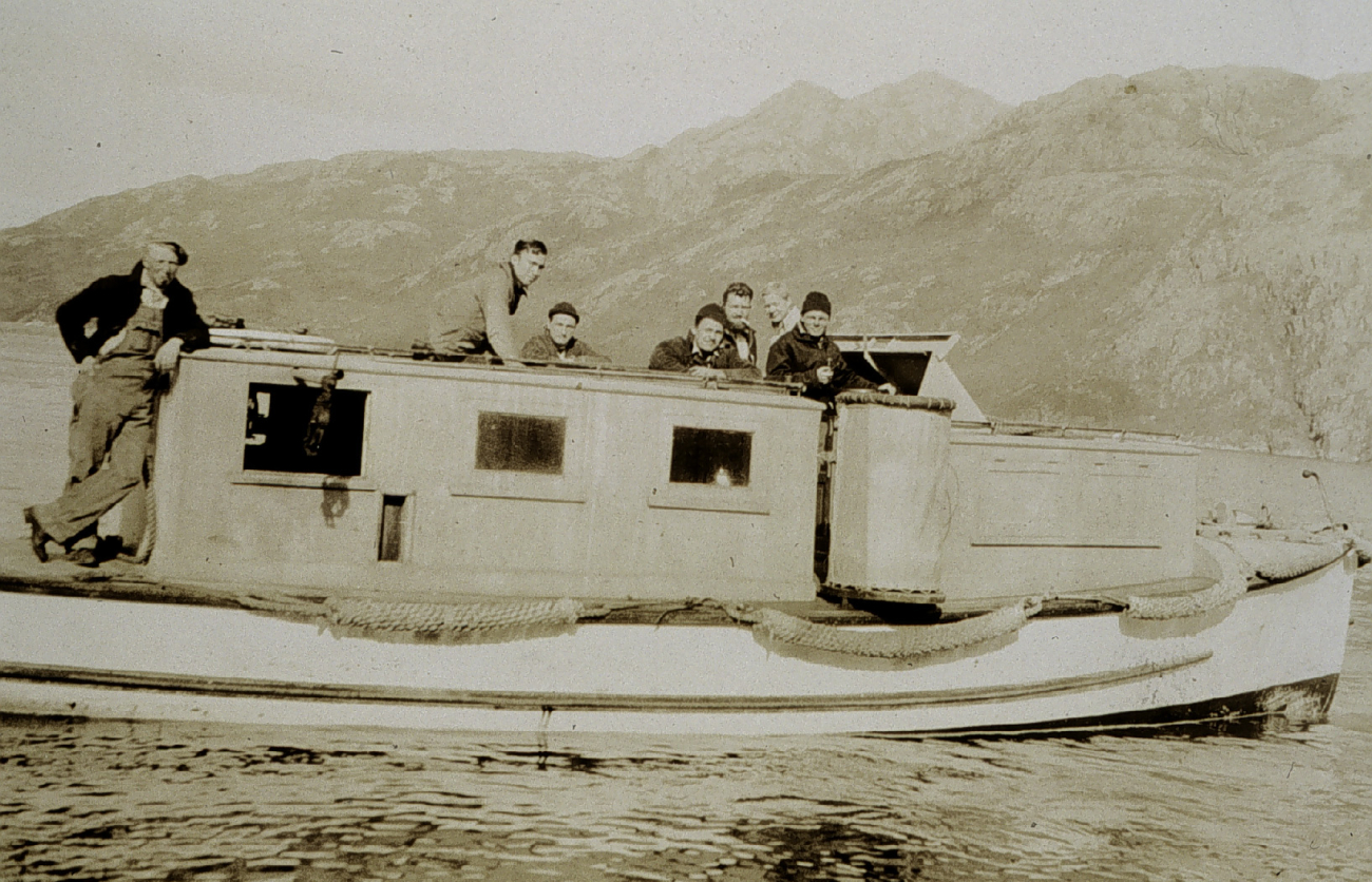 The WILDCAT in Adugak Straits (Image credit: Family of Captain John Ellerbee, C&GS;) The WILDCAT in Adugak Straits